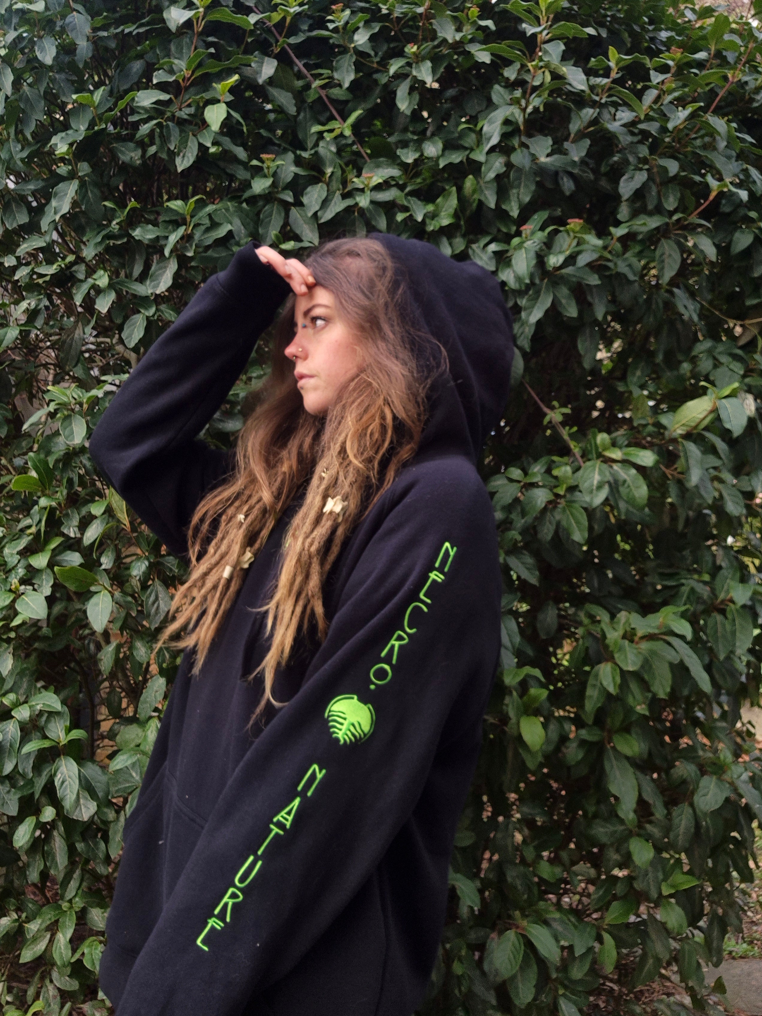 Green Thread Biophilic Hoodie